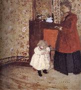 Edouard Vuillard Wife and children oil painting